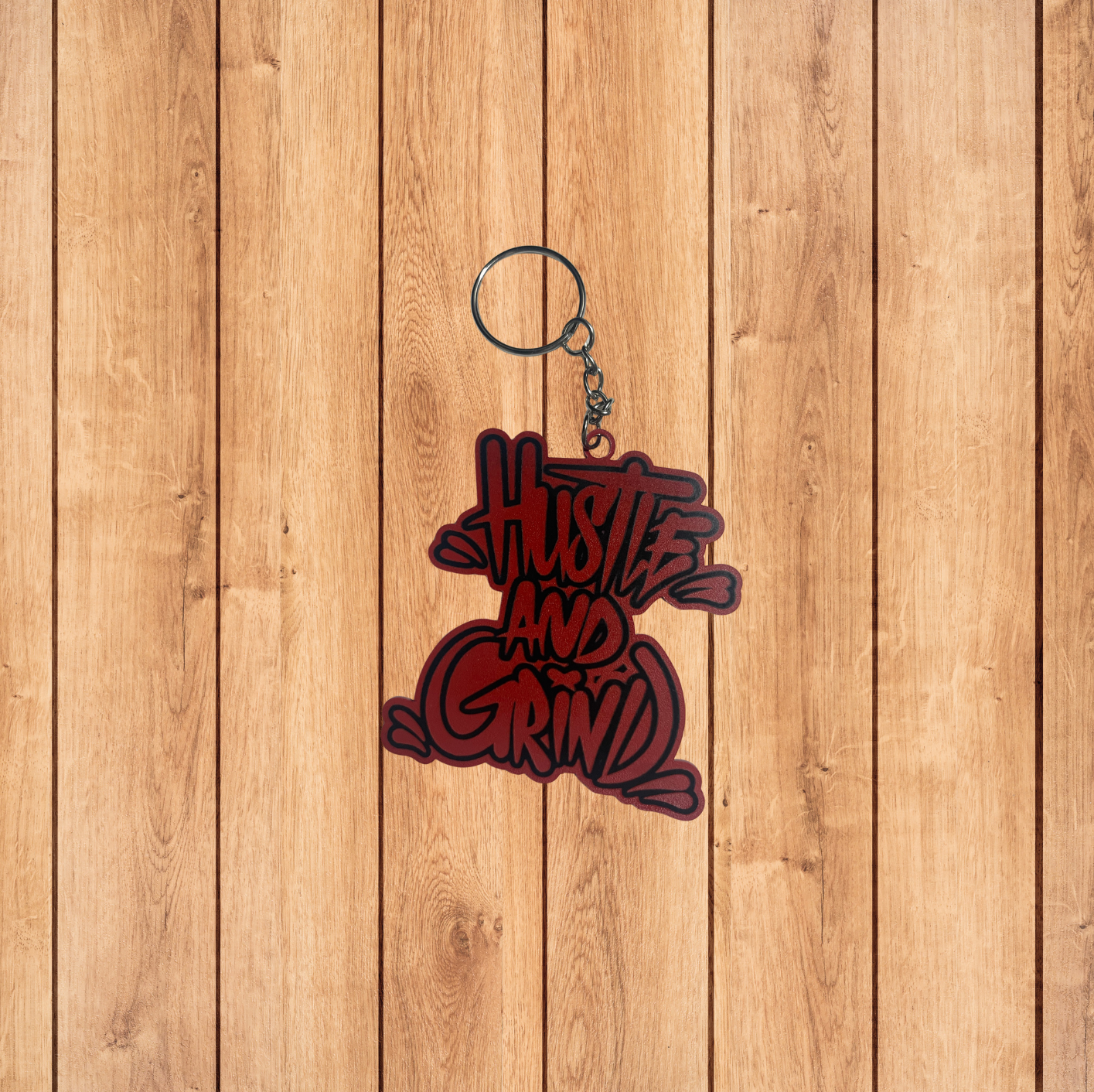 Hustle&Grind Acrylic Keychain (3 inches)
