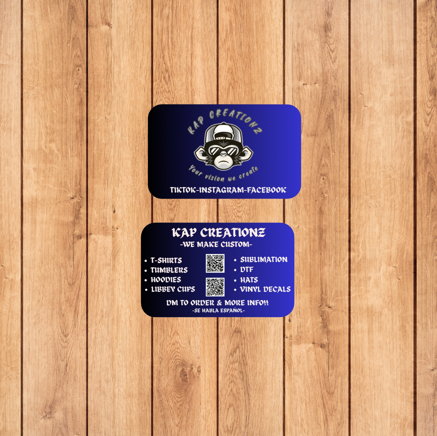 Business Cards (Min 250)
