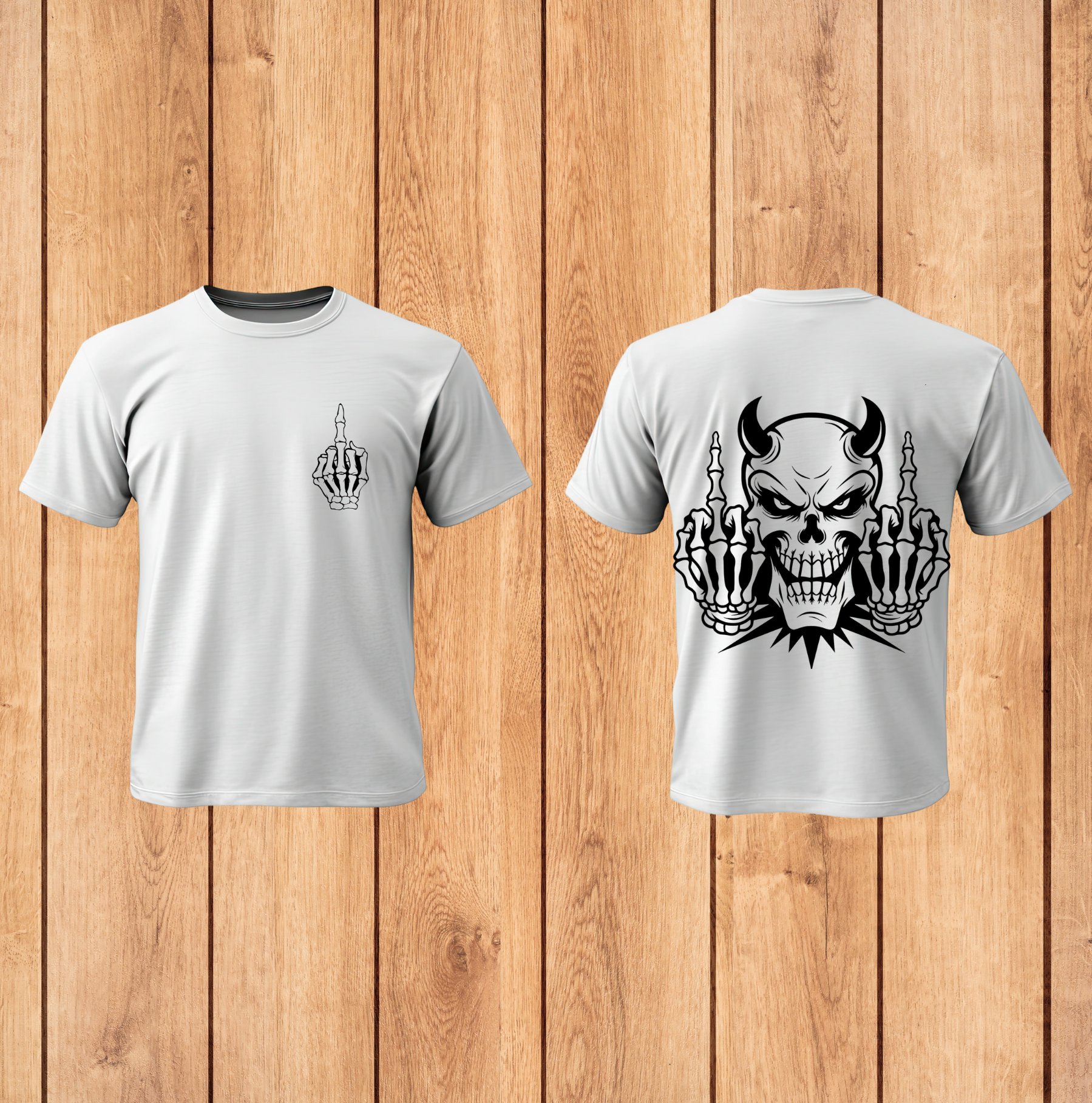F**K YOU SKULL SHORT SLEEVE T-SHIRT