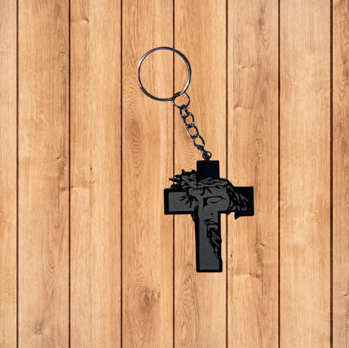 Cross Acrylic Keychain (2.5 inches)