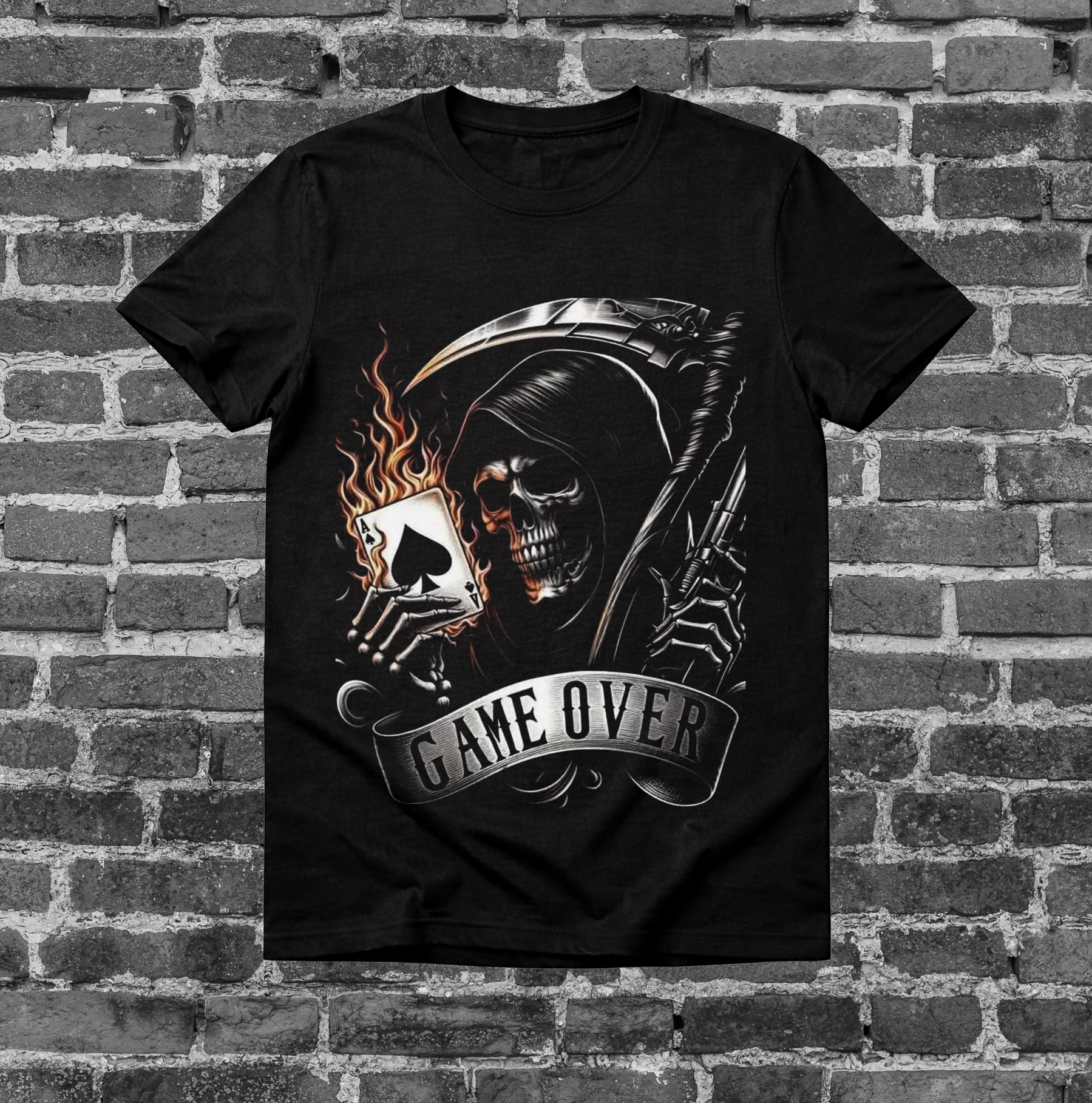 SANTA GAMEOVER SHORT SLEEVE T-SHIRT